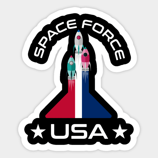 Space Force USA Sticker by Brobocop